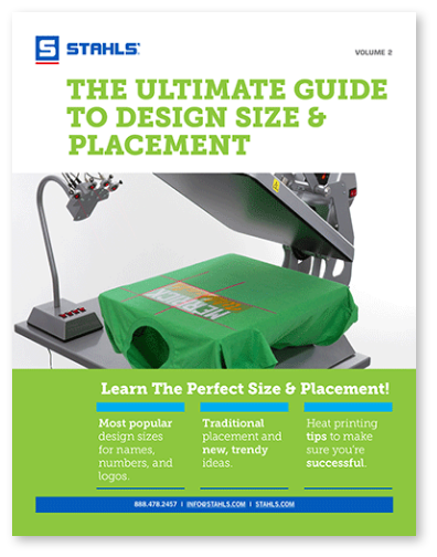 Heat Printing Design Size and Placement Guide