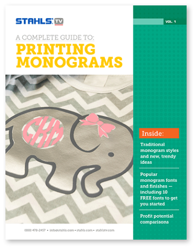 How to Print Monograms eBook