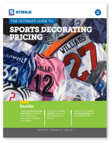 Sports Uniform Decorating Pricing Guide